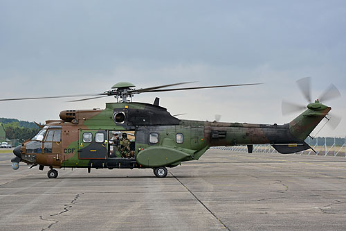 Hélicoptère AS532 Cougar rénové de l'Armée de Terre (ALAT)