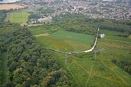 L'Ile de France vue du ciel