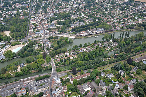 L'Ile de France vue du ciel