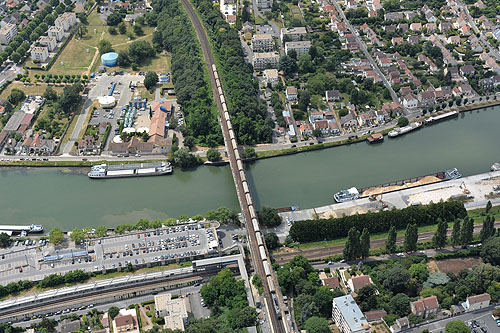 L'Ile de France vue du ciel