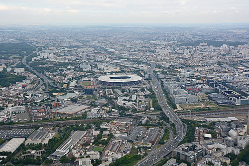 L'Ile de France vue du ciel