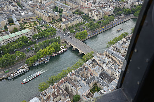 Au-dessus de l'Ile Saint-Louis