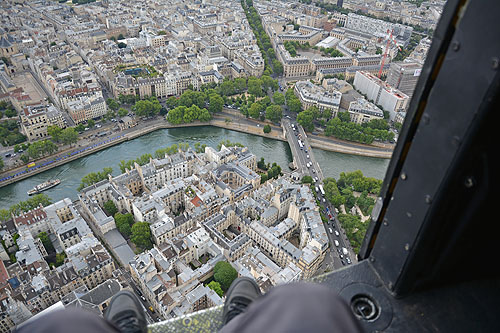 Au-dessus de l'Ile Saint-Louis