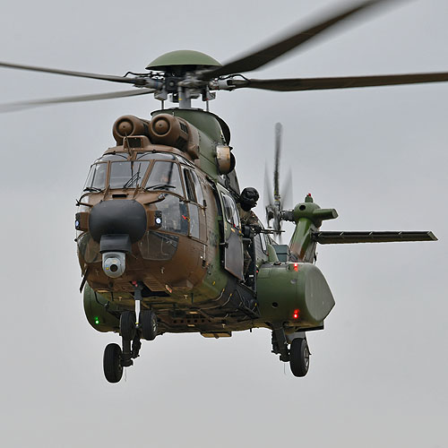 Hélicoptère AS532 Cougar rénové de l'Armée de Terre (ALAT)