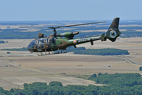 Hélicoptère Gazelle GBL du 1er RHC