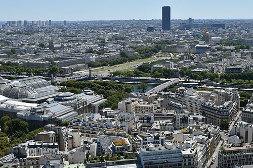 Grand-Palais, Pont Alexandre III, Esplanade des Invalides et Tour Montparnasse