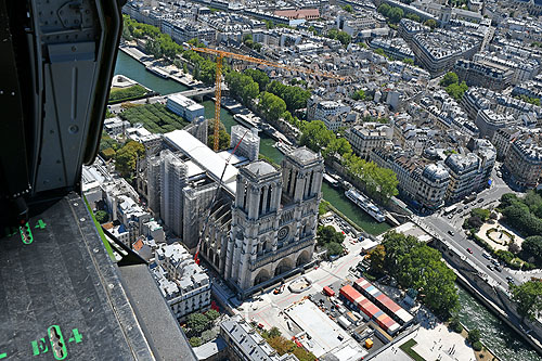 Cathédrale Notre-Dame de Paris et les réparations en cours