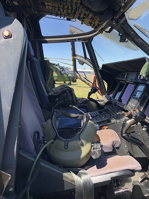 Cockpit de l'hélicoptère NH90