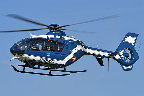 Hélicoptère EC135 JDE de la Gendarmerie Nationale