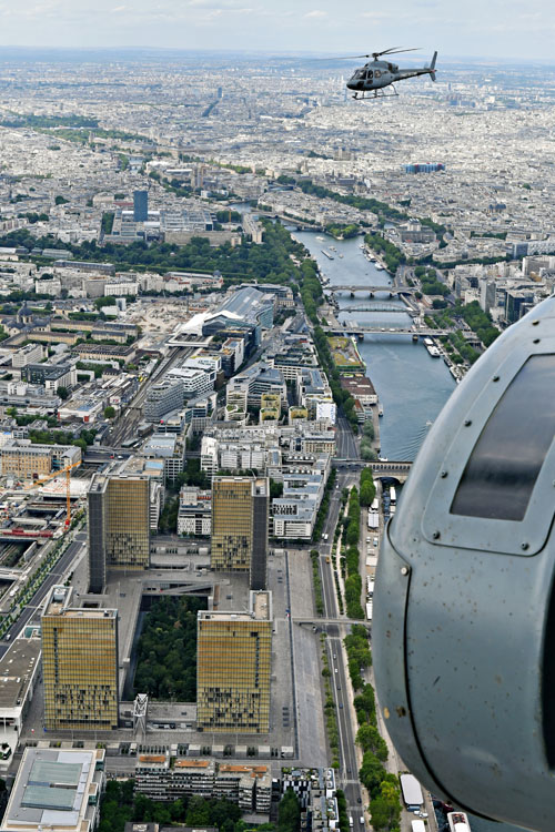 Virage vers le périphérique sud à hauteur de la Porte de Bercy