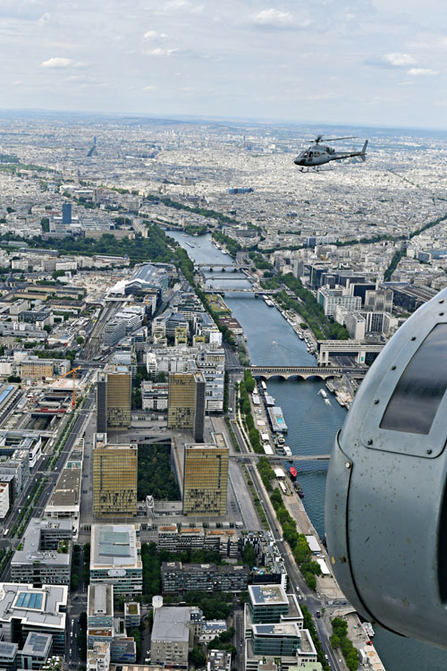 Virage vers le périphérique sud à hauteur de la Porte de Bercy