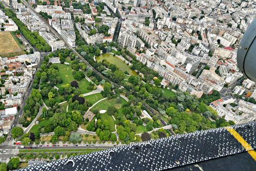 Au dessus du Parc Montsouris