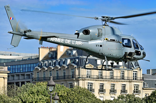 Hélicoptère AS555 Fennec canon Armée Air