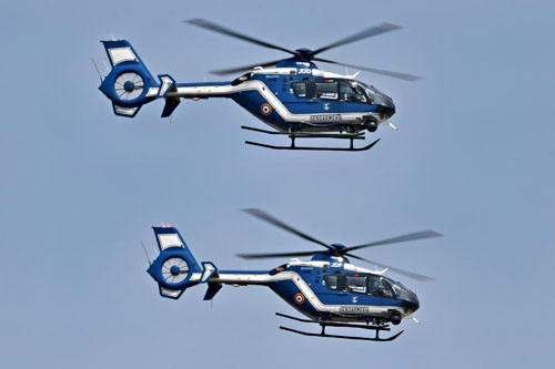 Hélicoptères EC135 de la Gendarmerie Nationale