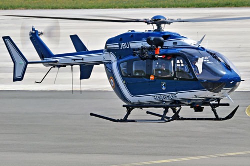 Hélicoptère EC145 JBU de la Gendarmerie Nationale