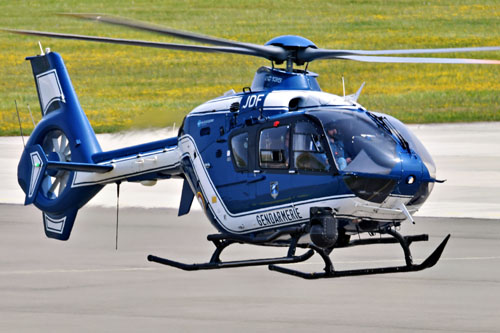 Hélicoptère EC135 JDF de la Gendarmerie Nationale