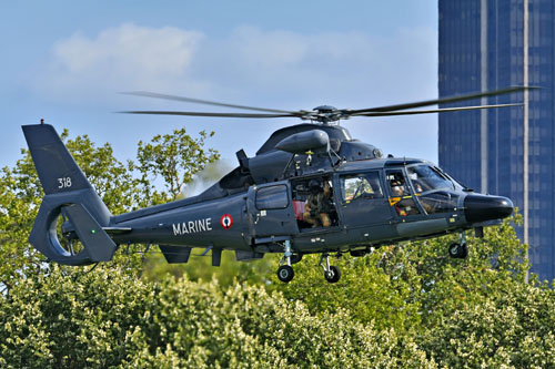 Hélicoptère Dauphin Marine France