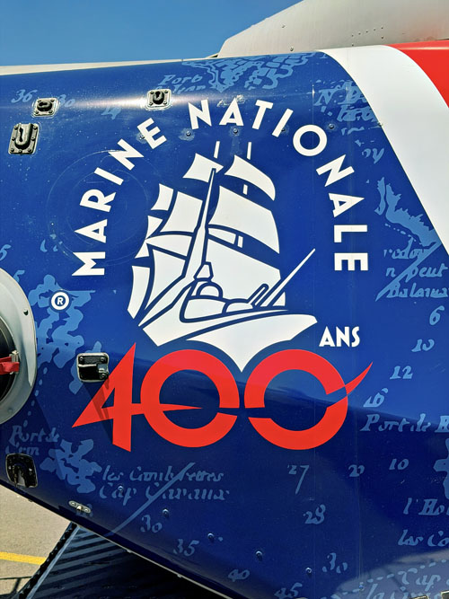 NH90 Caïman en livrée spéciale 400e anniversaire de la Marine nationale