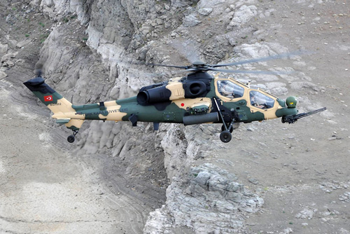 Hélicoptère d'attaque T129 Atak turc