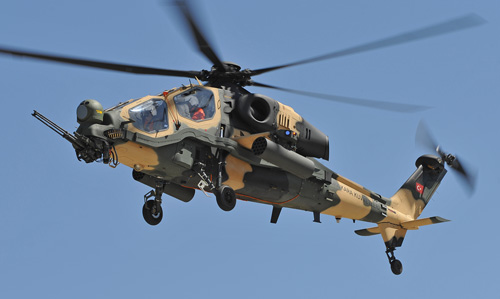 Hélicoptère d'attaque T129 Atak turc