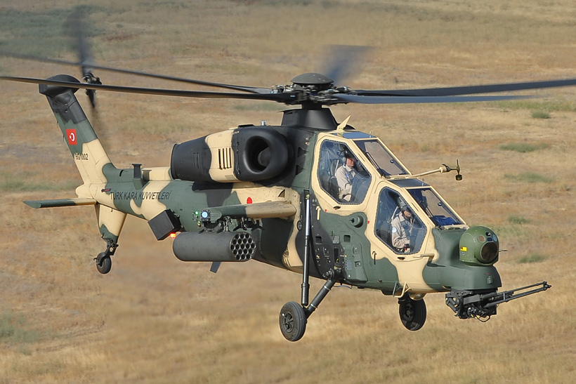 Hélicoptère d'attaque T129 Atak turc