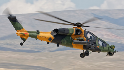 Hélicoptère d'attaque T129 Atak turc