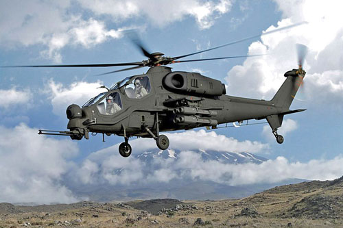 Hélicoptère d'attaque T129 Atak turc