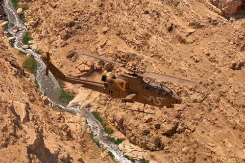 Hélicoptère d'attaque AH1F Tzefa de l'Armée de l'Air israélienne (IAF)