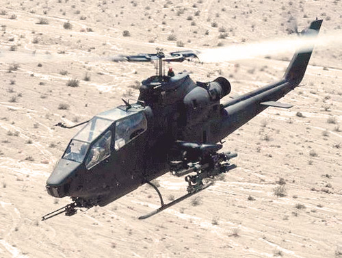 Hélicoptère AH1F Cobra de l'US Army