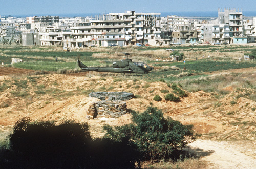 AH1J SeaCobra à Beyrouth en 1983