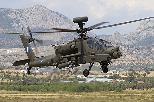 Hélicoptère d'attaque AH64 Apache de l'armée grecque