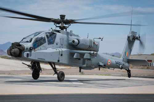 Hélicoptère AH64E Apache Inde