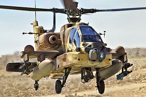 Hélicoptère d'attaque AH64D Apache Sharaf Israel