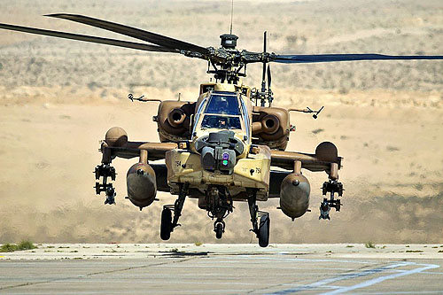 Hélicoptère d'attaque AH64D Apache Sharaf Israel