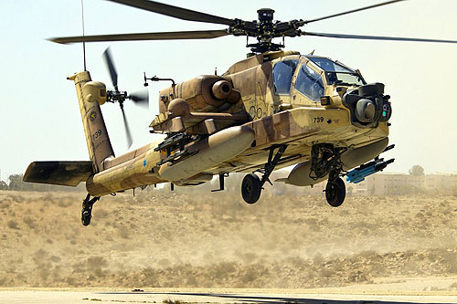 Hélicoptère d'attaque AH64D Apache Sharaf Israel