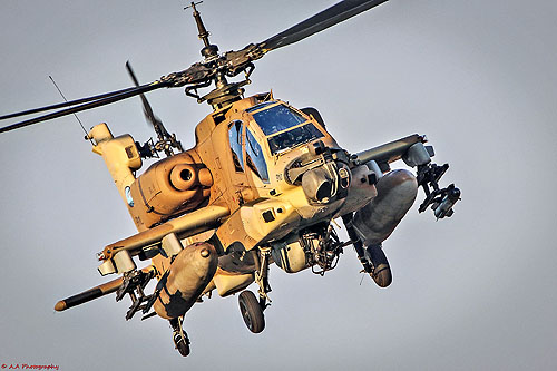 Hélicoptère d'attaque AH64A Apache Peten Israel