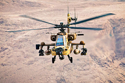 Hélicoptère d'attaque AH64D Apache Sharaf Israel