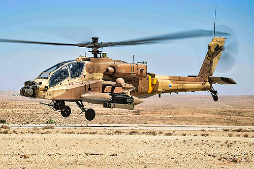 Hélicoptère d'attaque AH64D Apache Sharaf Israel