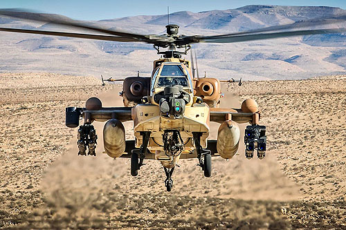 Hélicoptère d'attaque AH64D Apache Sharaf Israel