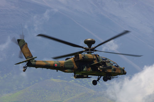 Hélicoptère d'attaque AH64 Apache de l'Armée japonaise (JGSDF)