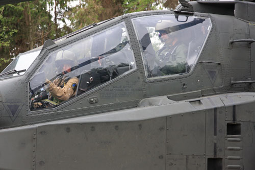 Hélicoptère d'attaque AH64D Apache Longbow de l'Armée de Terre néerlandaise (KLU)