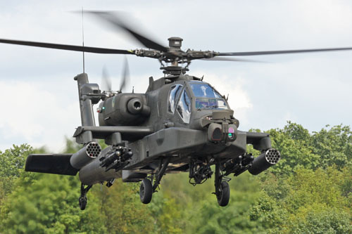 Hélicoptère d'attaque AH64D Apache Longbow de l'Armée de Terre néerlandaise (KLU)