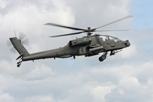 Hélicoptère d'attaque AH64D Apache Longbow de l'Armée de Terre néerlandaise (KLU)