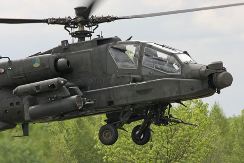 Hélicoptère d'attaque AH64D Apache Longbow de l'Armée de Terre néerlandaise (KLU)