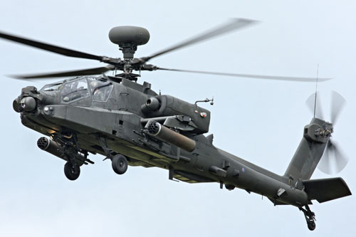 Hélicoptère d'attaque Apache AH Mk1 de l'Armée de Terre britannique