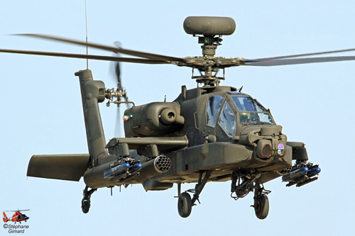 Hélicoptère d'attaque Apache AH Mk1 de l'Armée de Terre britannique