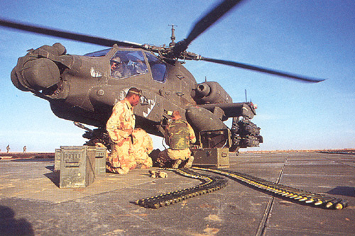 Hélicoptère d'attaque AH64 Apache de l'US Army