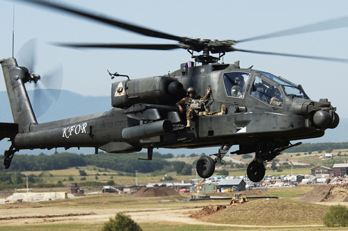 Hélicoptère d'attaque AH64 Apache de l'US Army