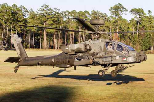 Hélicoptère d'attaque AH64 Apache de l'US Army