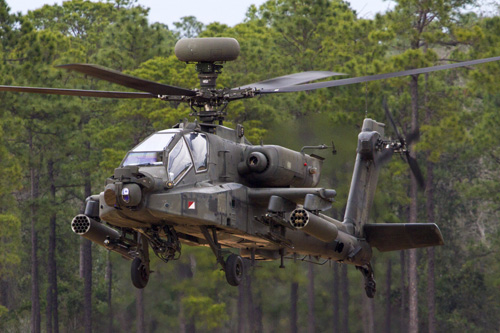 Hélicoptère d'attaque AH64 Apache de l'US Army